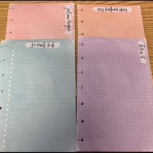 Happy planner mini filler paper